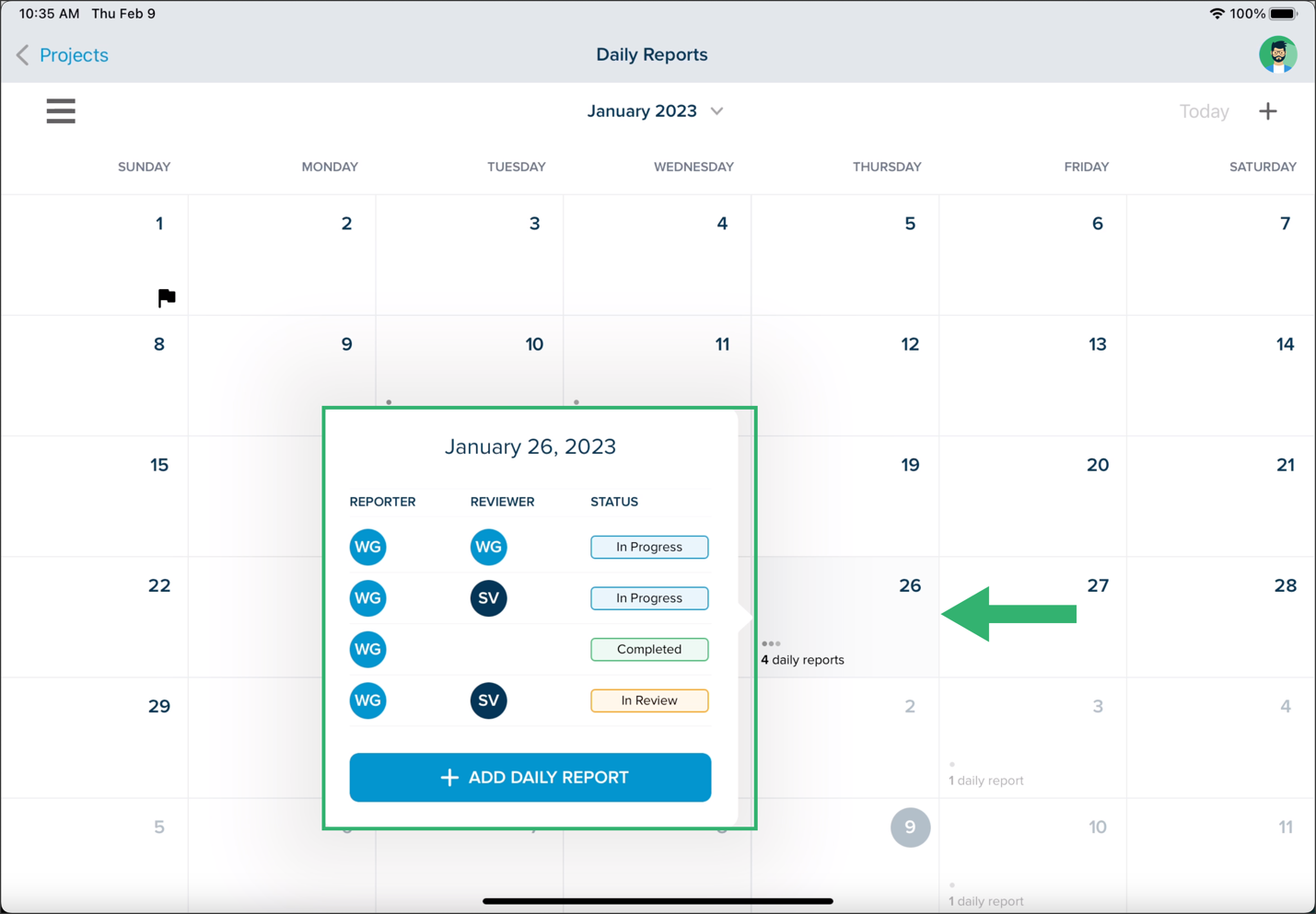 Graphical user interface, calendar  Description automatically generated