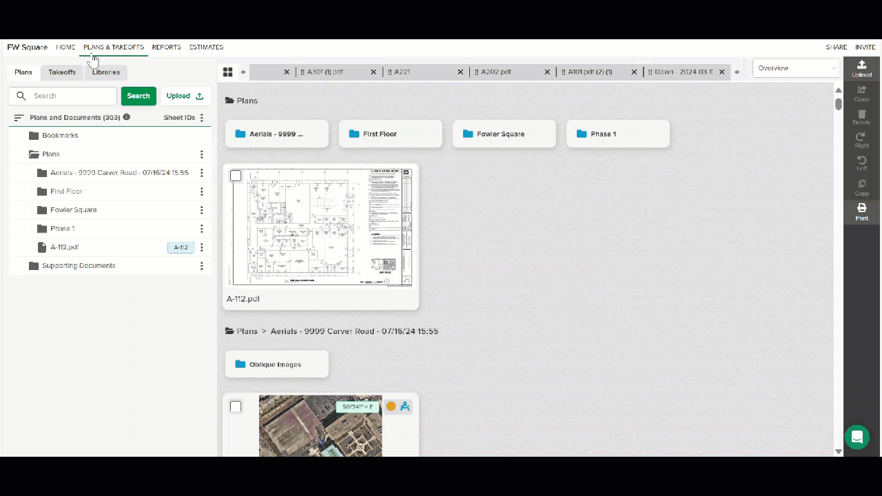 Upload Files from Plans tab GIF