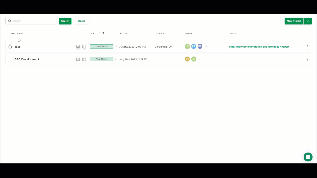 Private Project Assigned To GIF